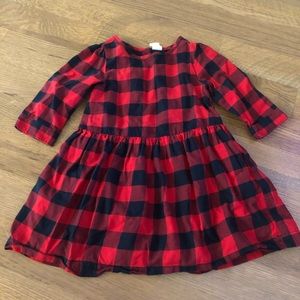 Gap buffalo check dress